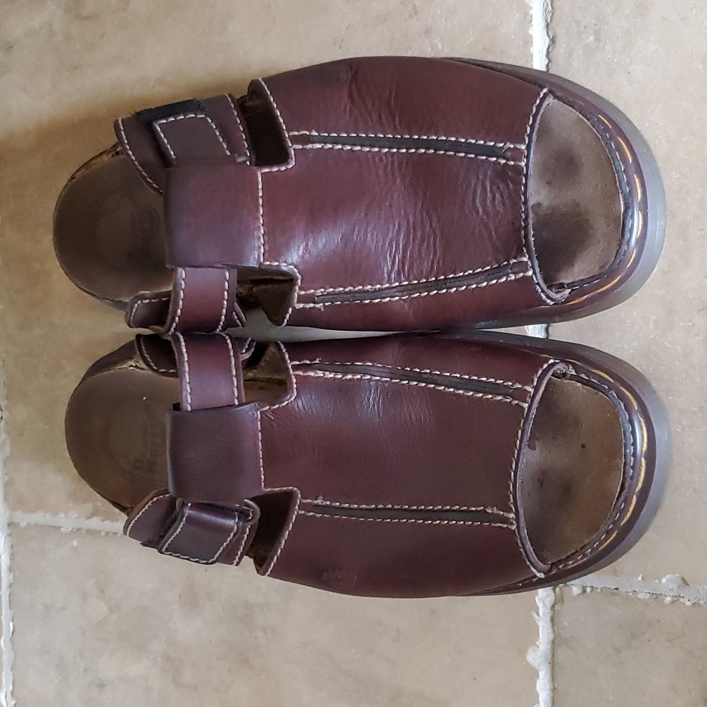 Dr. MARTENS BROWN SANDAL, size 12